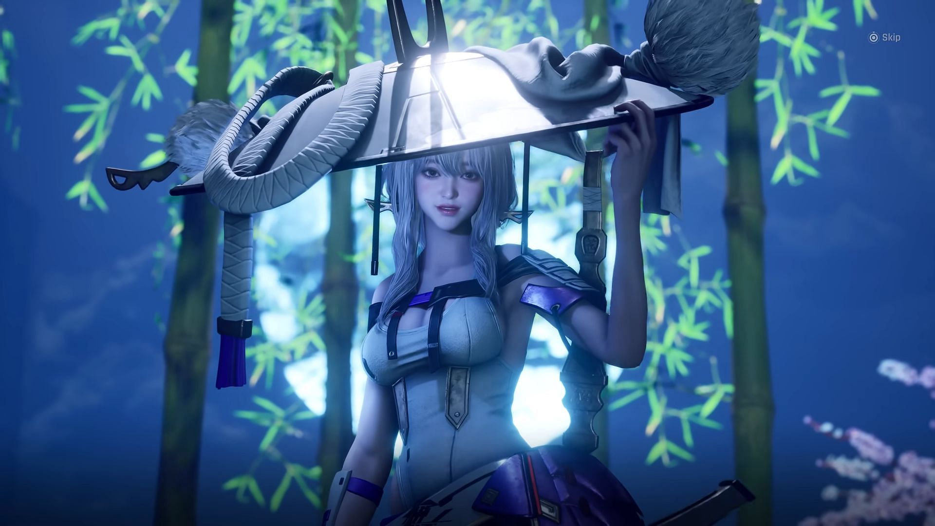 Scarlet boss fight starting cutscene in Stellar Blade (Image via Sony Interactive Entertainment)
